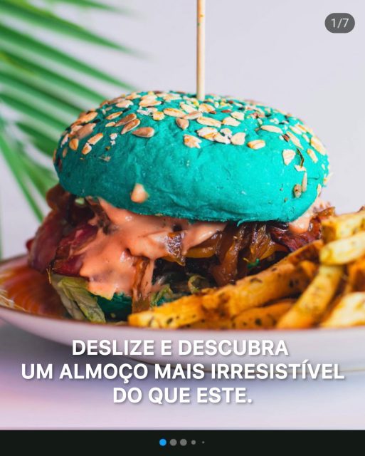 Não há outras alternativas como um Hambúrguer Receitado pelo Dr. Bernard 🍔🌈💖✨🏝️.
Prove um almoço delicioso junto ao mar e transforme a pausa no melhor momento do dia.
