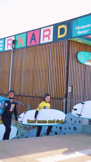 Dear mom and dad, I’ve been in the @drbernardsurfcamp for 4 days, and I’m starting to think that I should move here. I’ve never been this happy. People actually wake up happy. The waves are good, people are better. I had my first real wave today, by myself ! If I don’t come home, please forward my mail to my boss, because honestly, things are looking good for my new coastal life. See you never ! 🤪🥰😘